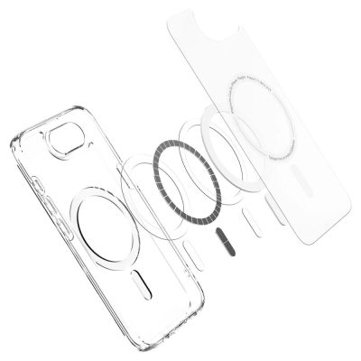 9. Spigen Ultra Hybrid MagSafe Hülle für iPhone 16e / 17e - Weiß, Transparent
