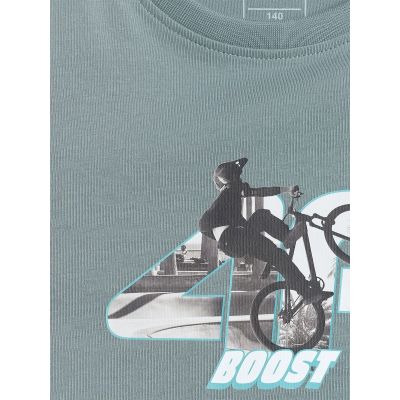 6. Ärmelloses Jungen-T-Shirt mit Aufdruck, Größe 4F 4FJRSS26TSLEM354-46S