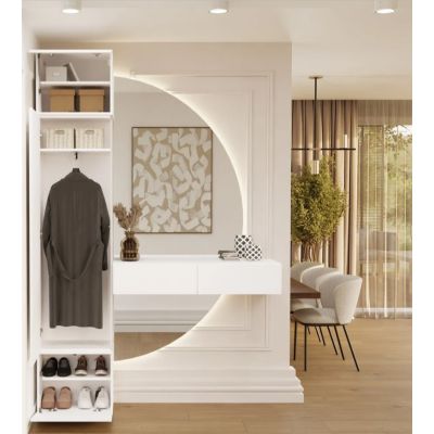 8. Schrank HAGA 1SZ Weiß