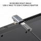 3. Tech-Protect Ultraboost AA02 USB-C Winkeladapter - Grau