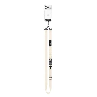 3. Tech-Protect C9S Umhängetasche mit Seil für Handys – Beige