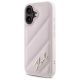2. Karl Lagerfeld Quilted Signature Hülle für iPhone 16 – Rosa
