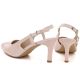 4. Sergio Leone SK157 Slingback-Pumps aus rosa Lackleder
