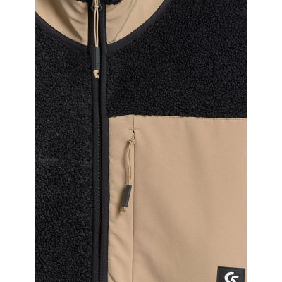 7. Herren-Sherpa-Fleece mit Stehkragen, Regular Fit 4F 4FRAW25TFLEM456-20S