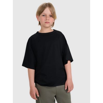 Einfarbiges Oversize-T-Shirt für Jungen 4F 4FJWAW25TTSHM2411-20S