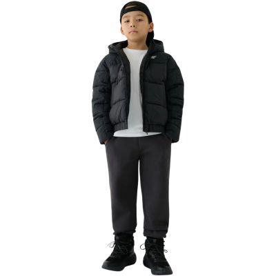 6. Jungen Daunenjacke 4F M621 tiefschwarz 4FJWAW25TDJAM621 20S