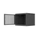 20. Lanberg 19" 9U 600x600 schwarzer Wandschrank mit perforierten Türen (flach verpackt)
