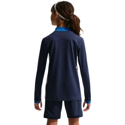8. Nike Dri-Fit Academy 25 Drill Top Jr FZ9773 410 Sweatshirt