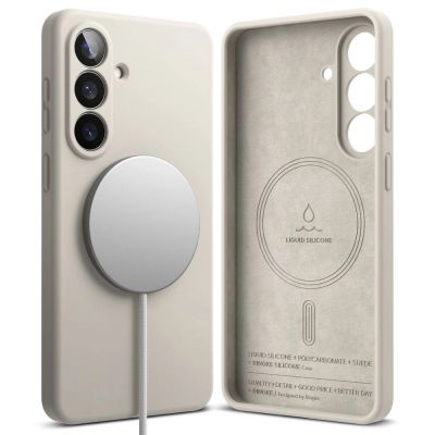 2. Ringke Silikon MagSafe Hülle für Samsung Galaxy S26+ - Beige