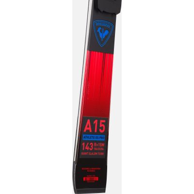 11. ROSSIGNOL HERO Athlete GS PRO (R21) Ski + LOOK NX7 GW B73 Bindungen Black Hot Red