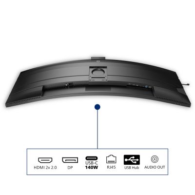 96. Philips 49B2U6900CH/00 Computermonitor 124 cm (48,8") 5120 x 1440 px Dual QHD LCD Schwarz
