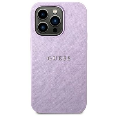 3. Guess Saffiano Strap Case für iPhone 14 Pro Max 6,7" - Lila
