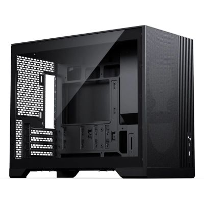2. PHANTEKS XT M3 PC-Gehäuse, Mini-Gehäuse, mATX, RGB, gehärtetes Glas – inkl. 3 x 120-mm-Lüfter, schwarz
