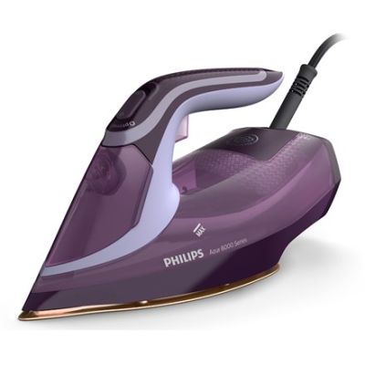 7. Philips | DST8021/30 | Dampfbügeleisen | Kontinuierlicher Dampf 55 g/min | Dampfstoß 240 g/min | Lila
