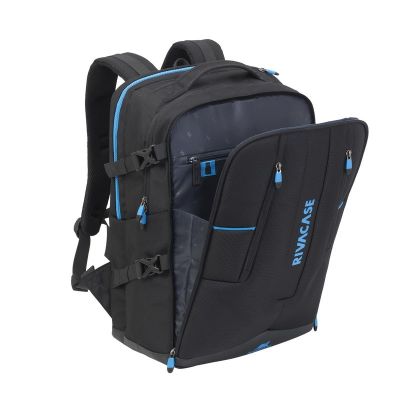 4. RIVACASE RUCKSACK FÜR GAMING-LAPTOP 17,3" BORNEO, SCHWARZ, GAMING, AUS WASSERDICHTEM MATERIAL