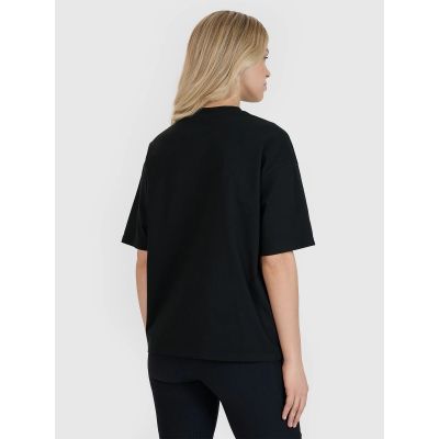 3. Übergroßes bedrucktes Damen-T-Shirt 4F 4FRSS25TTSHF2692-20S