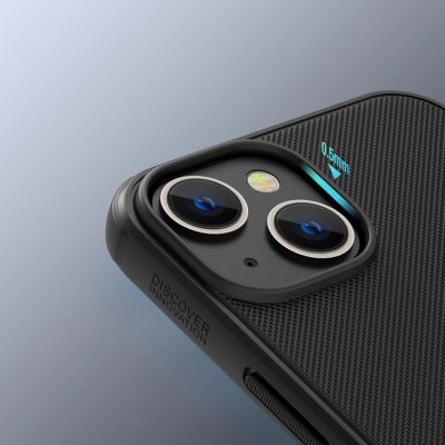 9. Nillkin Super Frosted Shield Pro Hülle für iPhone 14 Plus, Rückseite, rot