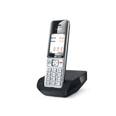 11. Gigaset 500 Comfort ECO DECT GAP CAT-iq silbernes schnurloses Telefon