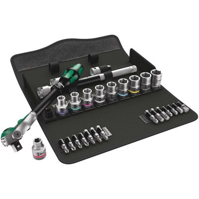 Zyklop Speed 1/2'' Ratschenset + Steckschlüsselsatz, 28-teilig