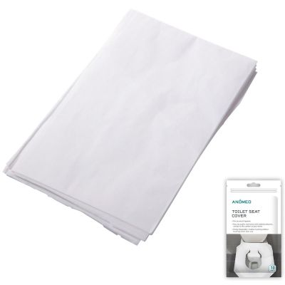 HYGIENISCHE TOILETTENSITZAUFLAGEN 38 X 46 CM (10 STÜCK) ANOMEO