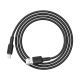 3. Acefast USB-Kabel - USB Typ C 1,2 m, 3 A schwarz (C2-04 schwarz)