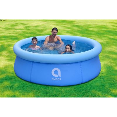 2. Aufblasbarer Pool mit aufblasbarem Halsband 183 x 51 cm 12025