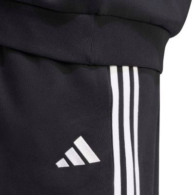 5. adidas Essentials 3-Streifen Fleecehose für Herren, schmal zulaufende Bündchen, schwarz, KY6526