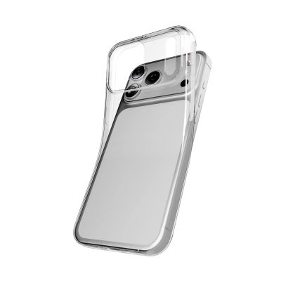8. Puro 0.3 Nude Ultra-Slim TPU Case für iPhone 17 Pro - Transparent