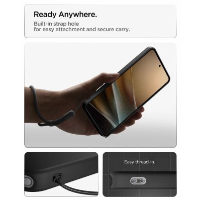 15. Spigen Thin Fit Mag MagSafe Hülle für Samsung Galaxy S26 Ultra – Schwarz