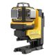 4. Dewalt DCLE34035B 18V XR 3x360 Akku-Laser-Nivelliergerät mit Fernbedienung