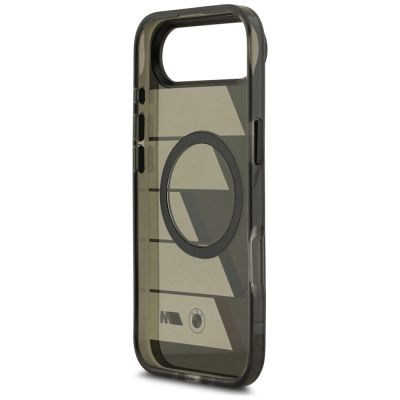 7. BMW M IML Metallknöpfe, dreifarbige Linien, MagSafe-Hülle für iPhone Air – Grau