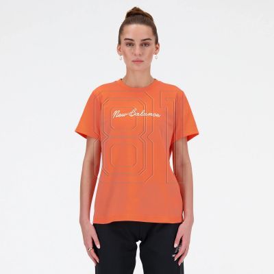 New Balance S/S Script Tee Gfr W WT41909GFR