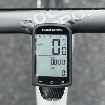 5. Rockbros WT-2 Fahrradcomputerhalterung mit AirTag-Ablagefach – Schwarz