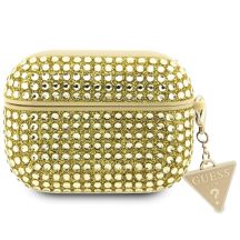 Guess Strass-Dreieckhülle für AirPods Pro 2 (2022/2023) – Gold