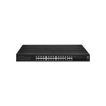 LevelOne IGS-2128 Managed L2 Gigabit Ethernet (10/100/1000) Netzwerk-Switch Schwarz