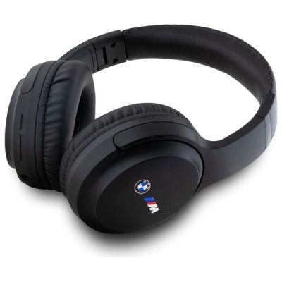 2. BMW Bluetooth On-Ear-Kopfhörer ENC BMBHMIAV27MBCTK schwarz/schwarz. Gedruckte Logos