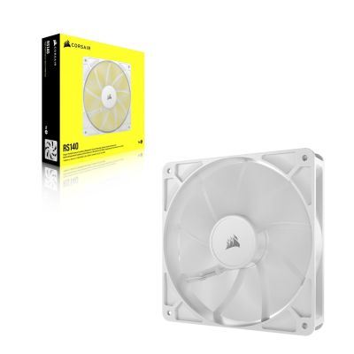 5. CORSAIR RS140 White 140-mm-Lüfter, Einzelpackung