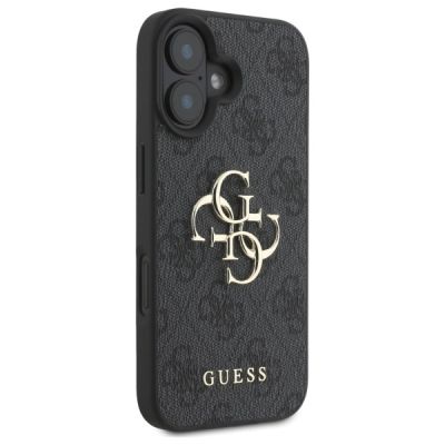 4. Guess 4G Big Logo Hülle für iPhone 16 Plus – Schwarz