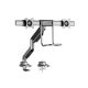 2. Zubehör: Tischhalterung 17"-32"/2TFT 360° Gasfeder 9 kg silber