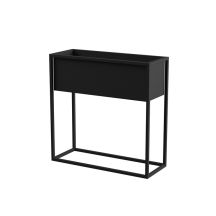 Blumentopfabdeckung Marseille S Schwarz 60 x 23 x 60