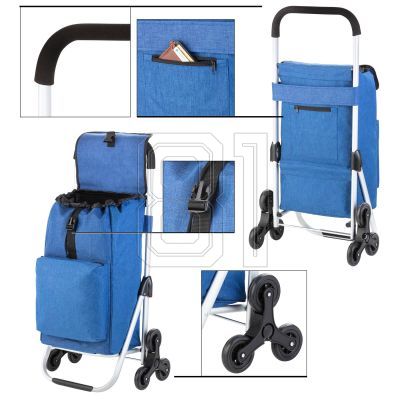 15. Cruiser 650063 Premium Treppensteiger-Einkaufswagen