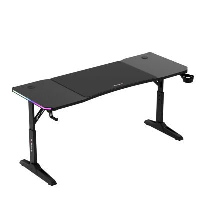9. Huzaro Hero 4.6 RGB Schwarzer Gaming-Schreibtisch