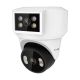 Kruger&Matz Connect C180 WLAN-Kamera mit 2 PTZ-Objektiven (360°, 2K), Tuya Smart Life, Farbwiedergabe, Nachtsicht, Audio und KI