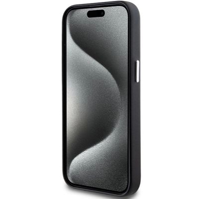5. BMW Signature Wrapped Metal MagSafe Case für iPhone 15/14/13 – Schwarz