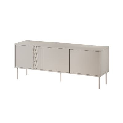 3D TRESSE TV-Schrank 150x40x55 Kaschmir matt
