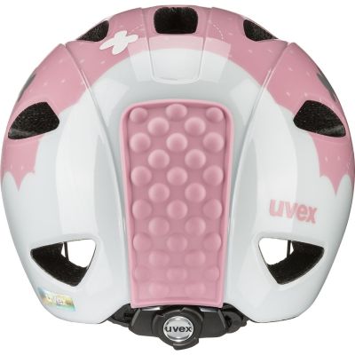 4. Uvex Oyo Style Schmetterlings-Fahrradhelm für Kinder, pink, Größe 50-54