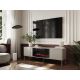 3. EF TV-Schrank + schwarzer TRESSE Kamin 180x40x54,5 cm, Kaschmir matt