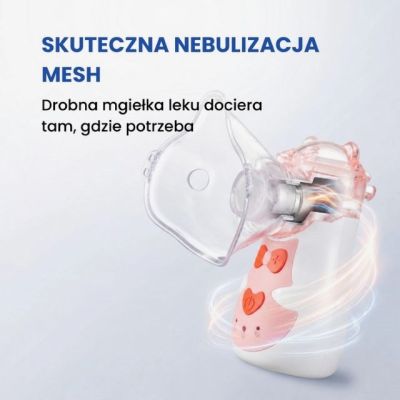 12. ORO-MESH BABY PINK OROMED Inhalator