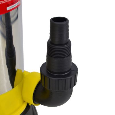 AWTOOLS Edelstahlpumpe für Schmutzwasser mit Schwimmer 900W Q1DP