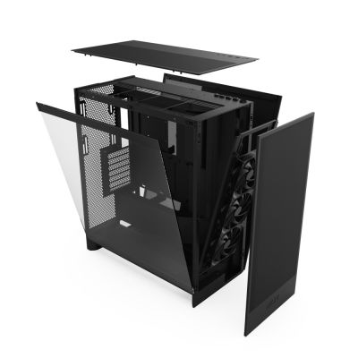 5. NZXT H7 FLOW MIDI-TOWER-CASE MIT FENSTER SCHWARZ (2024)